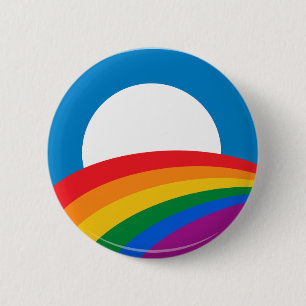 Barack Obama Pride Button -