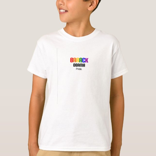 Barack Obama Pride Kids T-Shirt (Vorderseite)