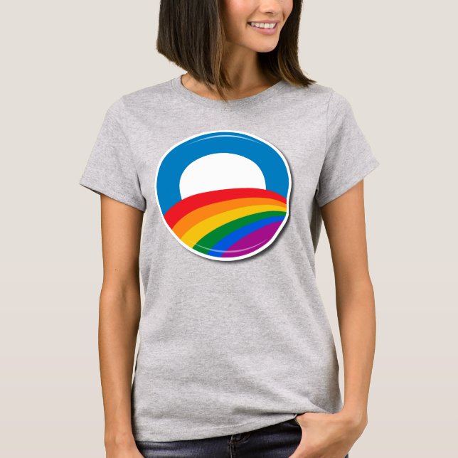 Barack Obama Pride T-Shirt (Vorderseite)