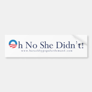 Barack Obama PrimärAutoaufkleber Autoaufkleber