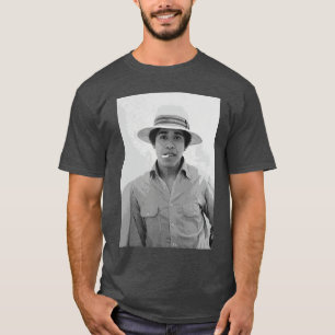 Barack Obama Retro Vintage Junger Obama raucht in T-Shirt