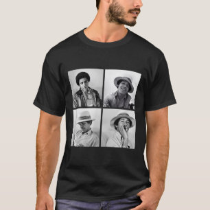 Barack Obama Retro Vintager junger Obama raucht in T-Shirt