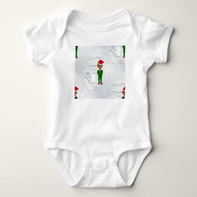 Barack Obama Santa Baby Strampler (Vorderseite)