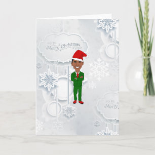 Barack Obama Santa Feiertagskarte