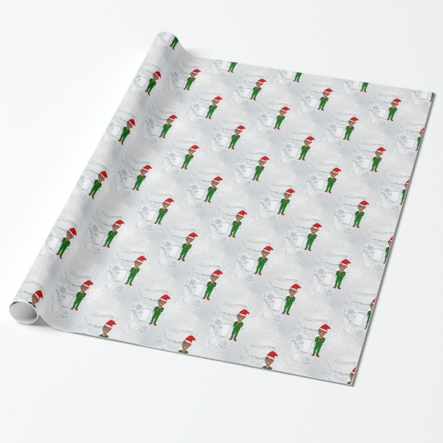 Barack Obama Santa Geschenkpapier (Ungerollt)