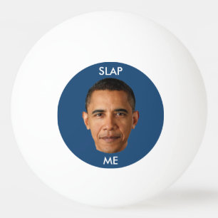 Barack Obama schlagen mich Tischtennisball