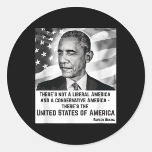 Barack Obama Shirt - Obama Shirt - Obama - USA Shi Runder Aufkleber