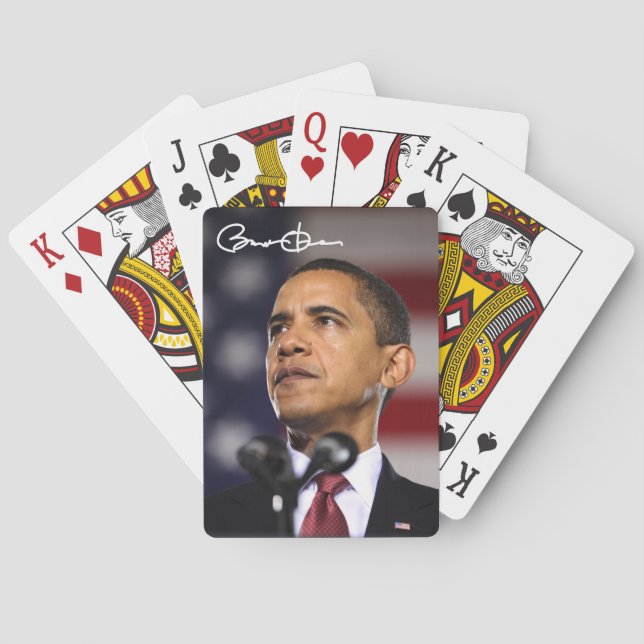 Barack Obama Spielkarten (Rückseite)