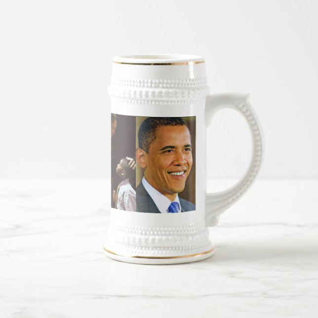 BARACK OBAMA Stein Bierglas (Rechts)