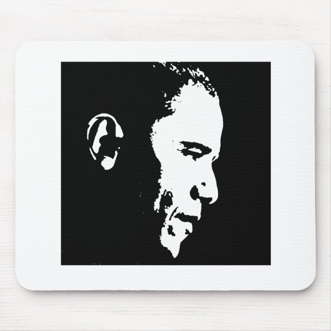 Barack Obama stellen gegenüber Mousepad (Vorne)