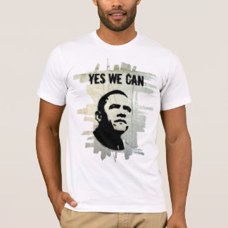 Barack Obama. Stencil.Bckgrnd concrt Farbe T-Shirt
