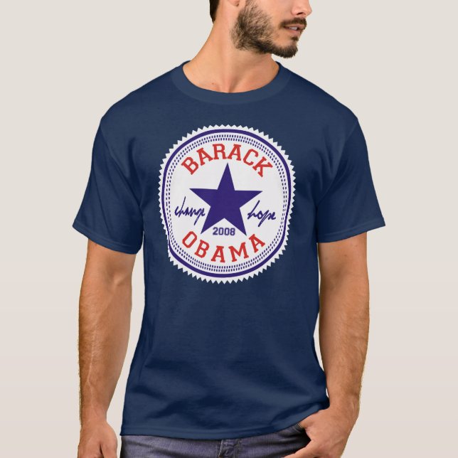 Barack Obama Stern T-Shirt (Vorderseite)