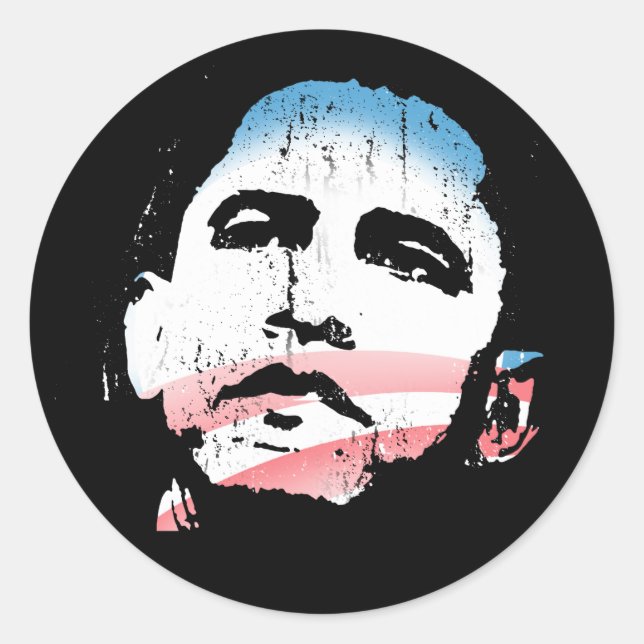 Barack Obama Sticker (Vorderseite)