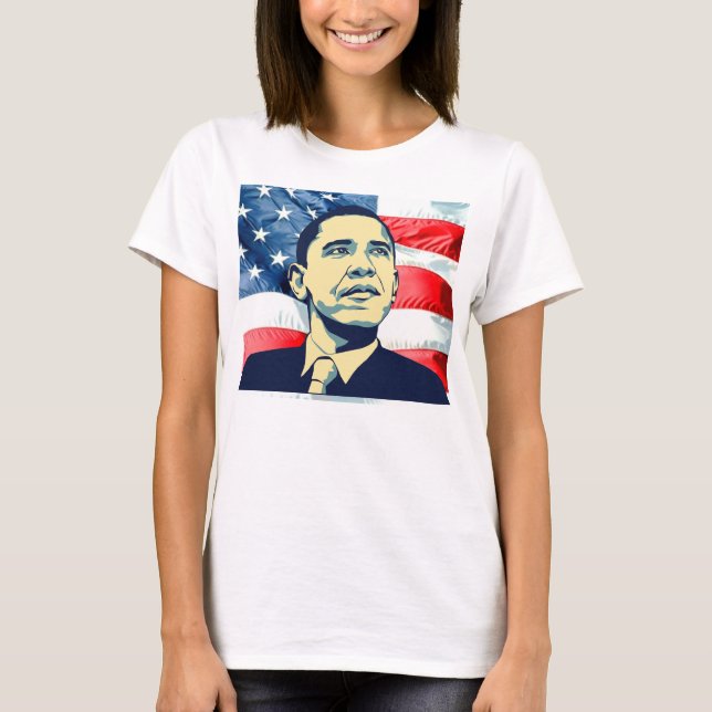 Barack Obama T-Shirt (Vorderseite)