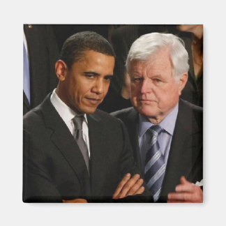 Barack Obama & Ted Kennedy Magnet