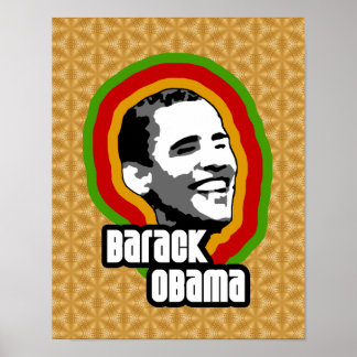 Barack Obama Throw Poster