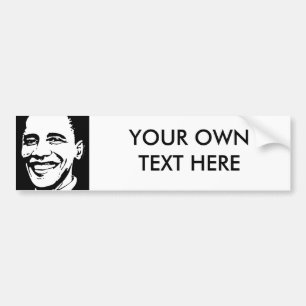 BARACK OBAMA TINTEN-KUNST AUTOAUFKLEBER