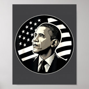 Barack Obama Tribut Kunst Demokratie Protest T-Shi Poster