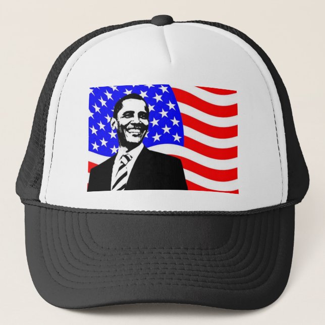 Barack Obama Truckerkappe (Vorderseite)