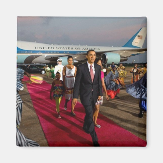 Barack Obama und Familie Magnet (Vorne)