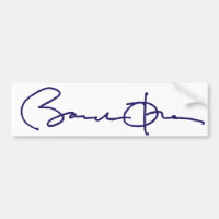 Barack Obama Unterzeichnung