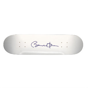 Barack Obama Unterzeichnung Skateboard
