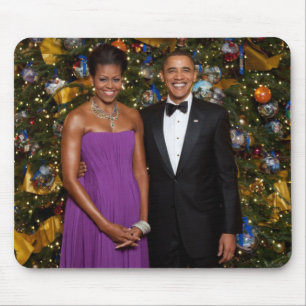Barack Obama US-Präsident White House Weihnachten Mousepad