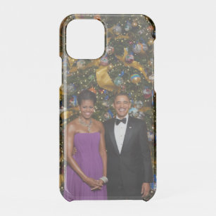 Barack Obama US-Präsident White House Weihnachten iPhone 11 Pro Hülle