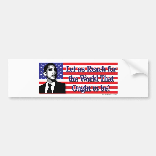 Barack Obama/USA Autoaufkleber (Vorne)