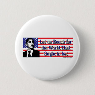 Barack Obama/USA Button