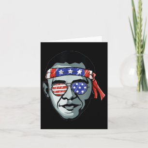 Barack Obama Usa Gles Bandana Patriotic Proud Demo Karte