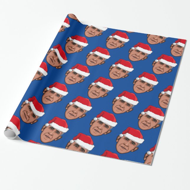 BARACK OBAMA Weihnachten Geschenkpapier (Ungerollt)