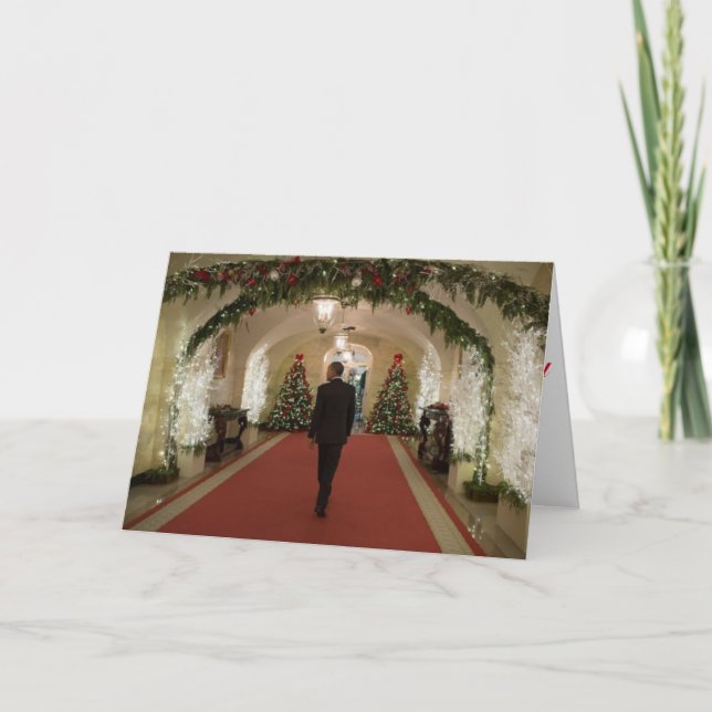 Barack Obama Weihnachten - Grußkarte (Vorderseite)