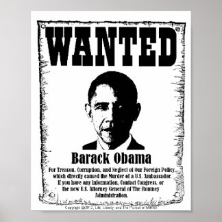 Barack Obama Wollte Poster