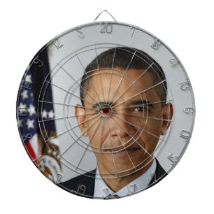 Barack Obama Wurfpielscheibe Dartscheibe