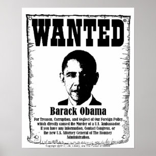 Barack Obama X-Großes gewolltes Plakat