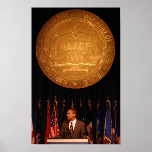 Barack Obamas GESCHICHTE IM KREIS Poster (Vorne)