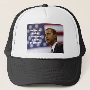 Barack Obamas Herz der Leidenschaft Truckerkappe