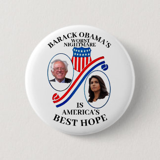 Barack Obamas schlimmster Albtraum Button