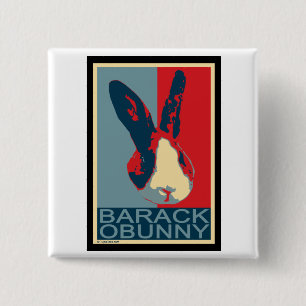 Barack Obunny Button