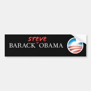 Barack Steve Obama Autoaufkleber