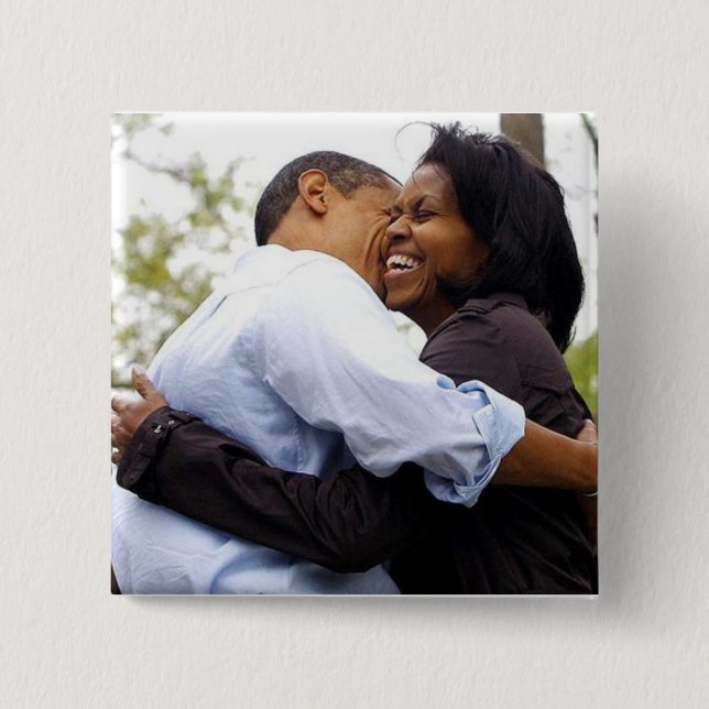 Barack u. Michelle Obama Button (Vorderseite)