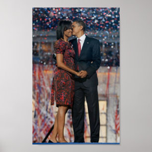 BARACK U. PLAKAT MICHELLE OBAMA