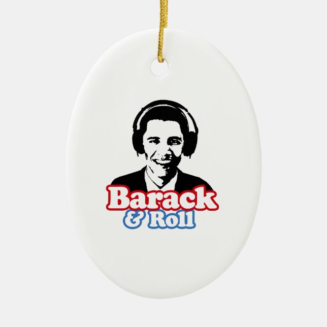 BARACK U. ROLLE KERAMIK ORNAMENT (Vorne)