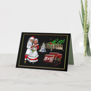 Barack u. Weihnachten Michelle Obama