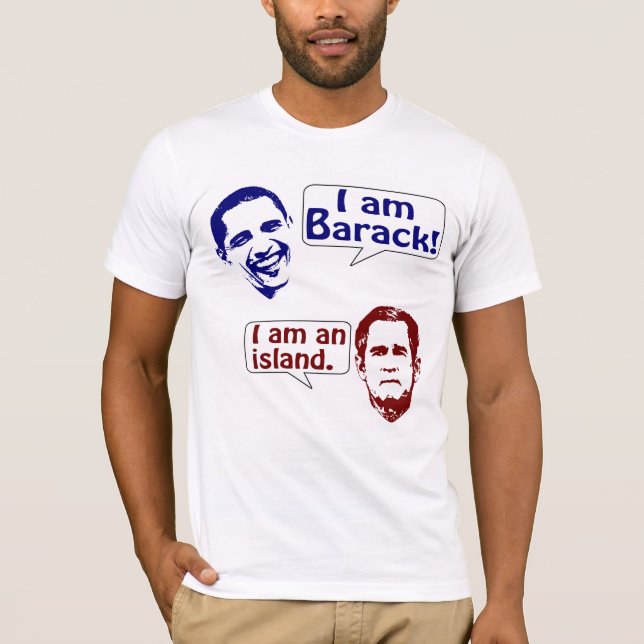 Barack und das Insel-Shirt T-Shirt (Vorderseite)