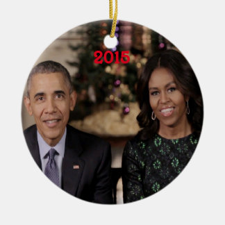 Barack und Michelle 2015 - Ornament
