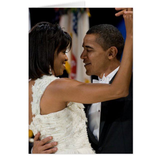 Barack und Michelle Obama (Vorne)