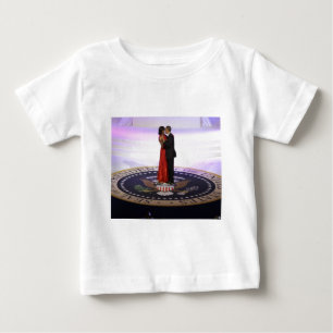 Barack und Michelle Obama Baby T-shirt