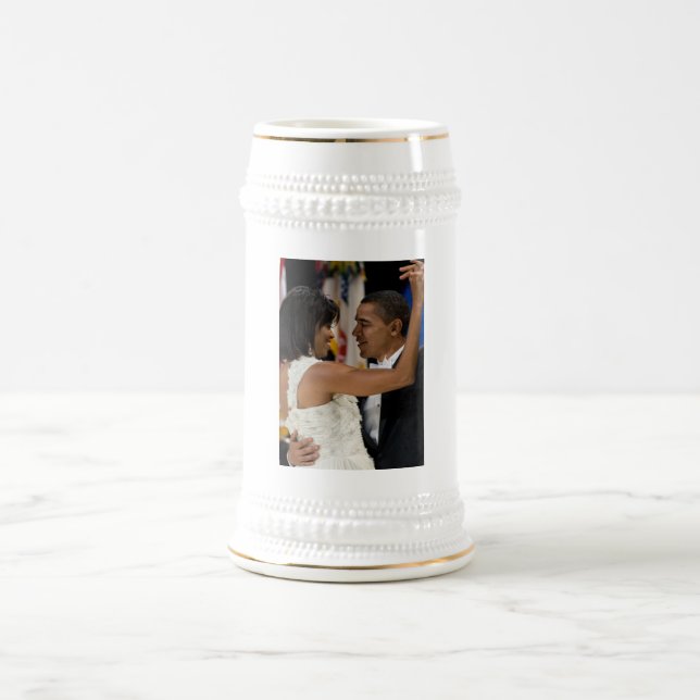 Barack und Michelle Obama Bierglas (Mittel)
